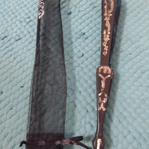 NEW folding fan in black and blue - Innolife - Picture 2 of 2